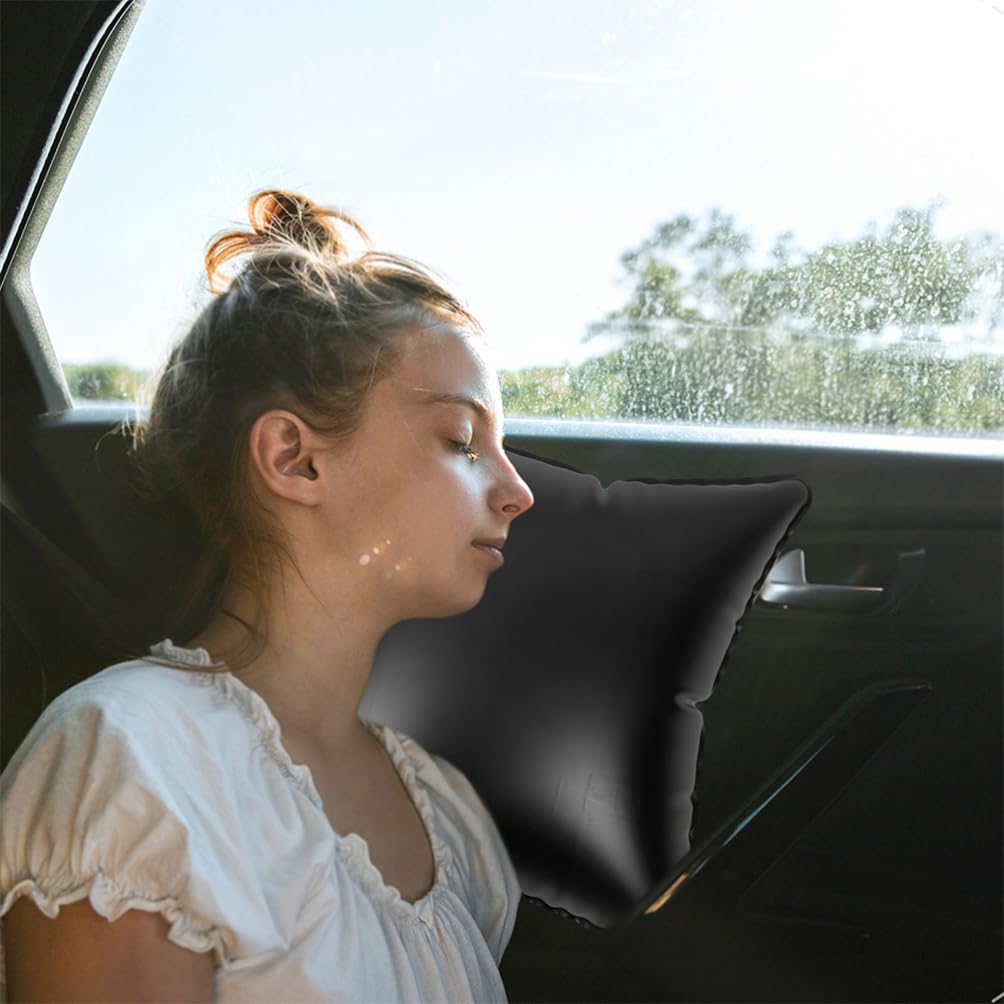 MAGICLULU Almohada Inflable Transparente Cojín de Coche para Camping Almohada Portátil para Viajes de Cojín Inflable para Exteriores