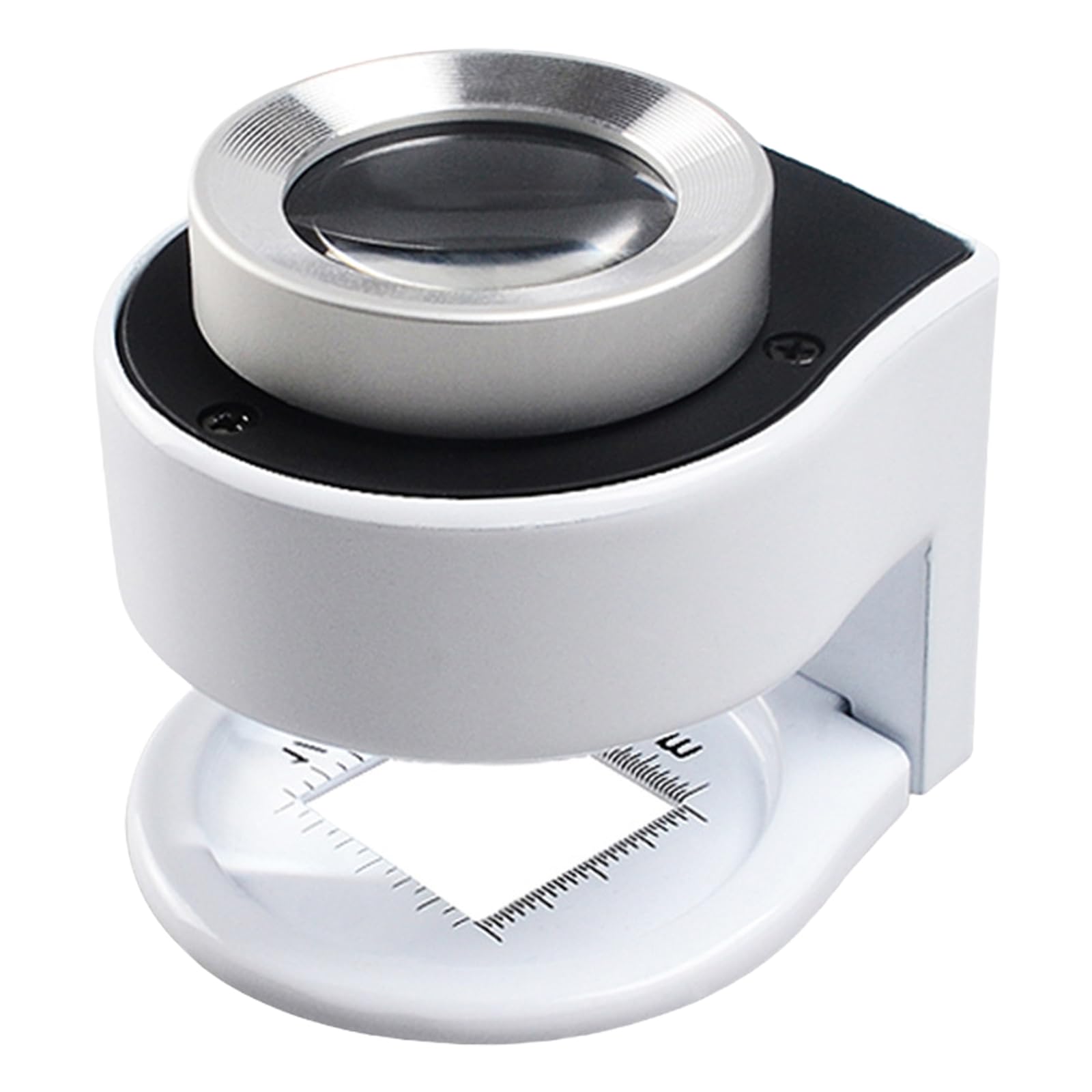 30x Magnifier Glass USB Rechargeable Loupe with Optical Glass Lens and Multiple Light Option for Detailed Observation Professional Magnifier