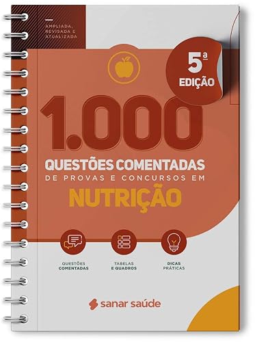 1.000 Questões Comentadas De Provas E Concursos Em Nutrição - 2021
