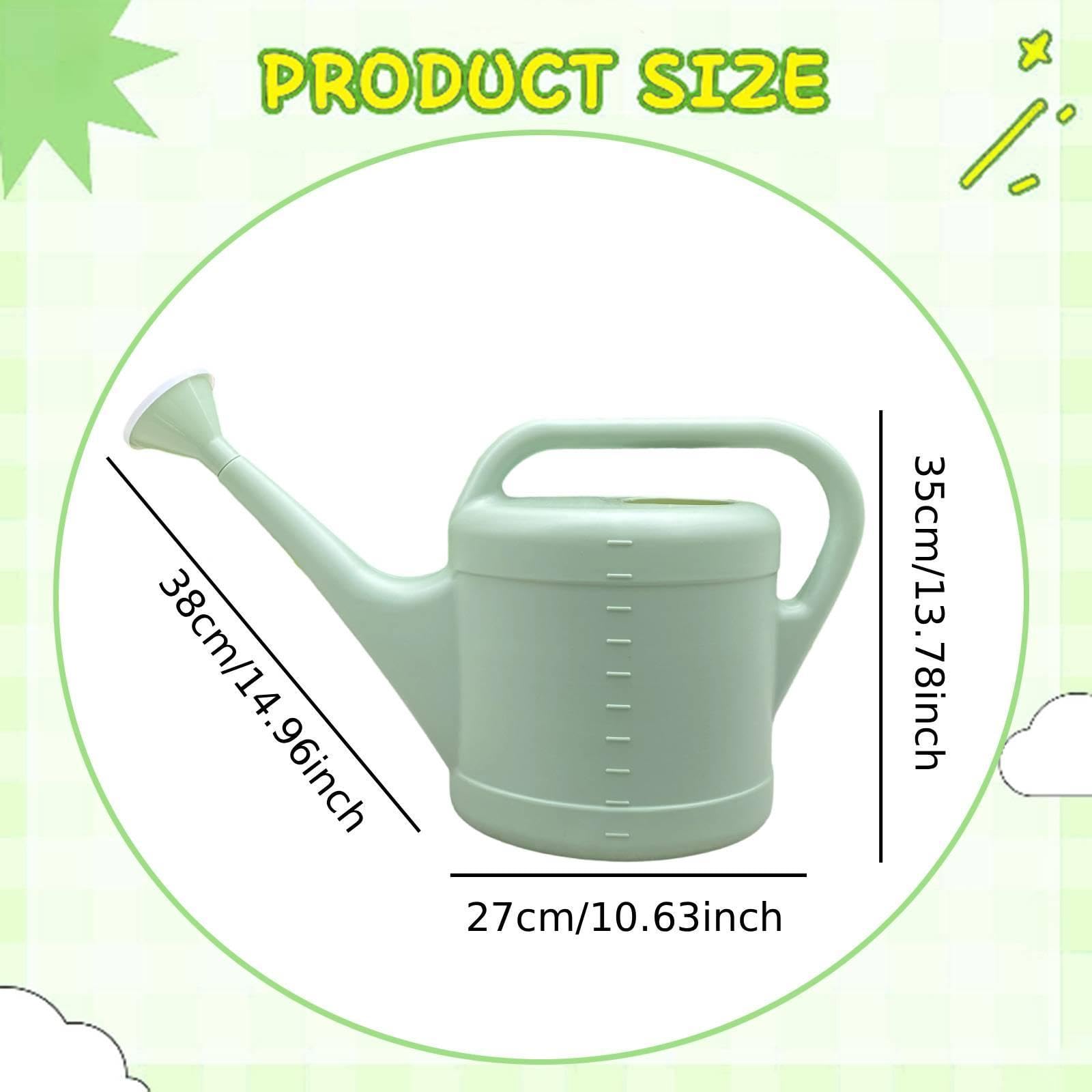 Générique Arrosoir avec Arrosoir Jardin Pichet Irrigation Arrosoir Plantes Intérieur Extérieur Récipient Arrosage en PP Léger Buse Détachable Large, 10 L
