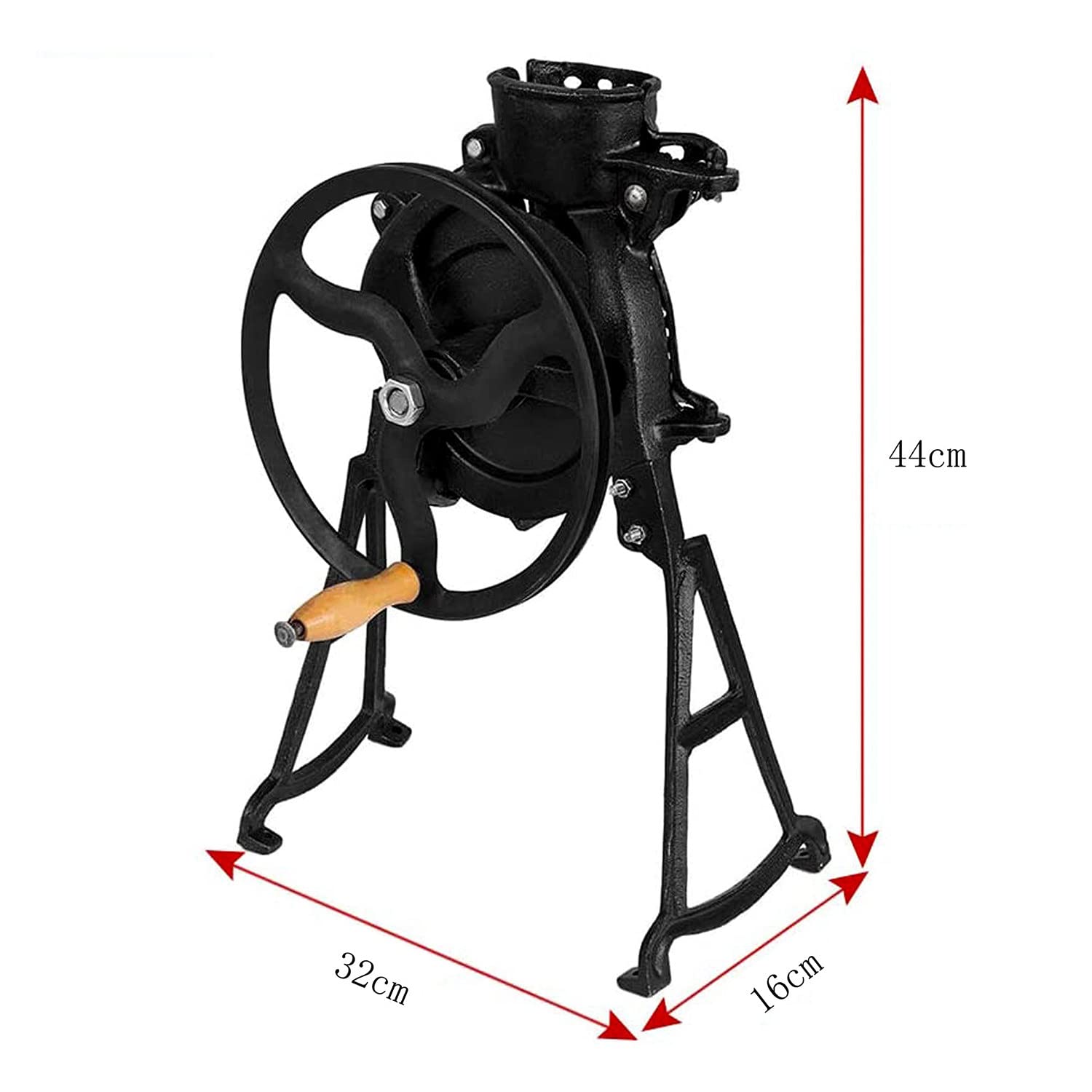 Trebbiatrice Manuale per Mais da 40~60 kg/h, sgranatrice per Mais per impieghi gravosi a manovella per Mais secchi