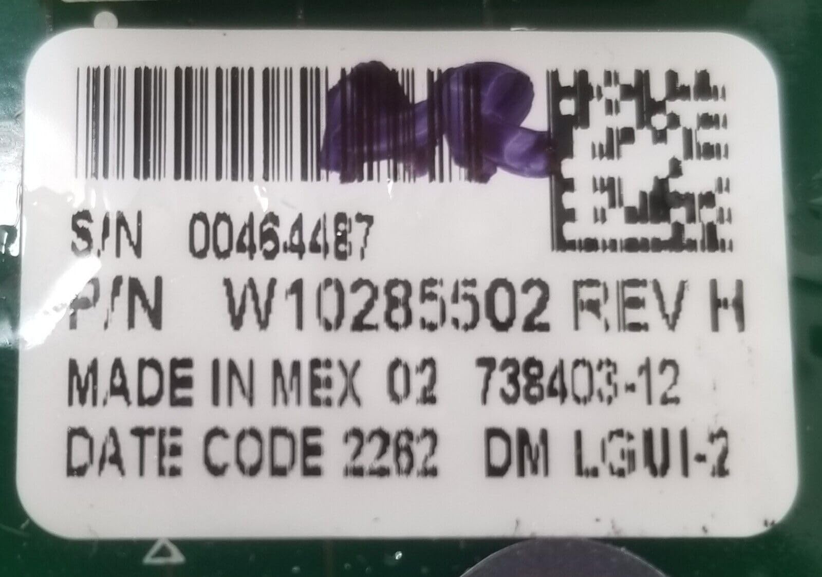 Amazon.com: OEM Replacement for Maytag Washer Control W10285502 