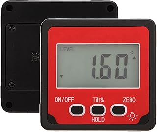 XHTLLO Digital Angle Finder, High Accuracy Miter Angle Finder, Large LED Screen Portable Mini Digital Degree Angle Gauge, for Woodworking, Table Saw, Construction