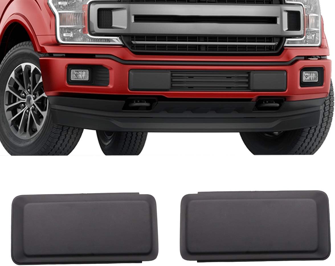 GSRECY Pair Left Right Front Bumper Guards Pads Inserts End Caps Cover for Ford F150 F-150 2018-20