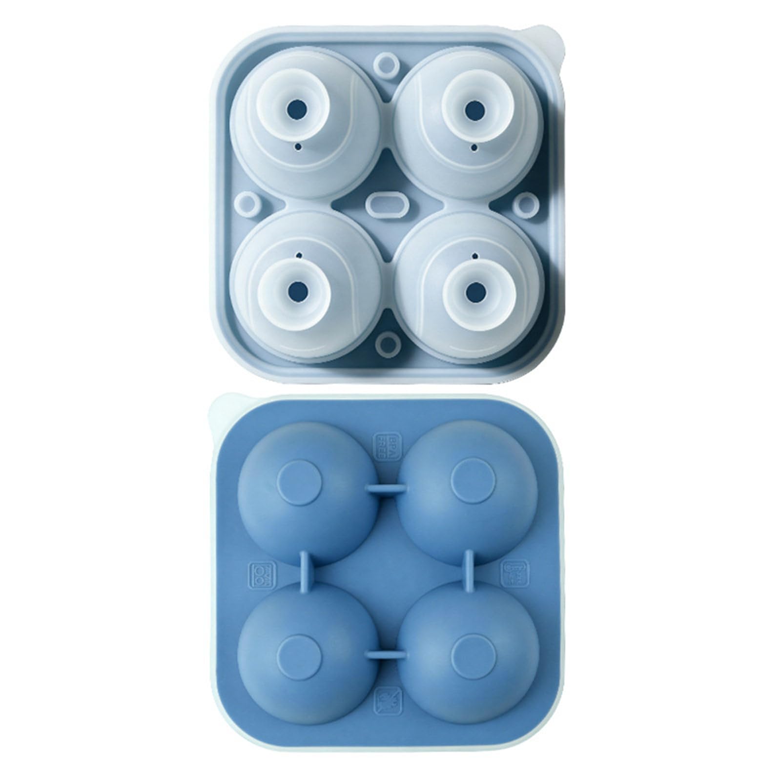 Xjdzineq Unique Tennis Shape Ice Maker Flexible Demolding Ideal for Innovative Cooking and Drink Enhancements Tennis Ice Molds
