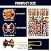 80pcs Halloween Small Dog Hiar Bows, Dog Bows with Rubber Bands, Bulk Dog Tiny Bows, Handmade Halloween Elements Pet Puppy Yorkie Dog Hair Bowknot Grooming Accessories Supplies
