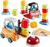 Material: Bei der Entwicklung dieses Spielzeugs wurde hochwertiges ABS-Material verwendet, um Kindern ein angenehmes Spielerlebnis zu bieten und gleichzeitig seine Haltbarkeit und Robustheit zu verbessern. Kleine Kinder können dank der glatten Kante bequemer spielen.