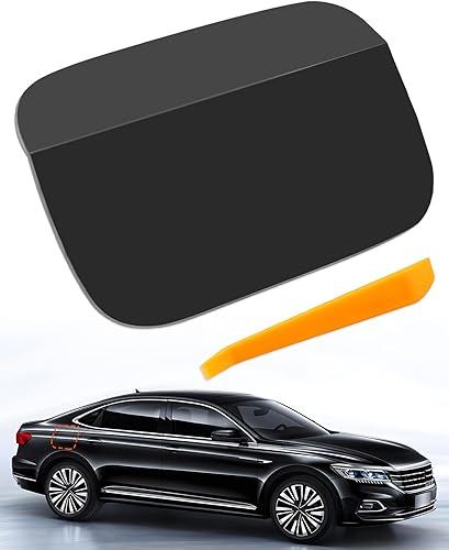 Tapa de tapa para tanque de combustible para Volkswagen Passat 2012, 2013, 2014, 2015, 2016, 2017, 2018, repuesto 561809857, color negro