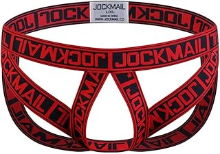 JOCKMAIL Mens Underwear Jockstrap Stretch G-string Athletic Jockstrap Sport Underwear