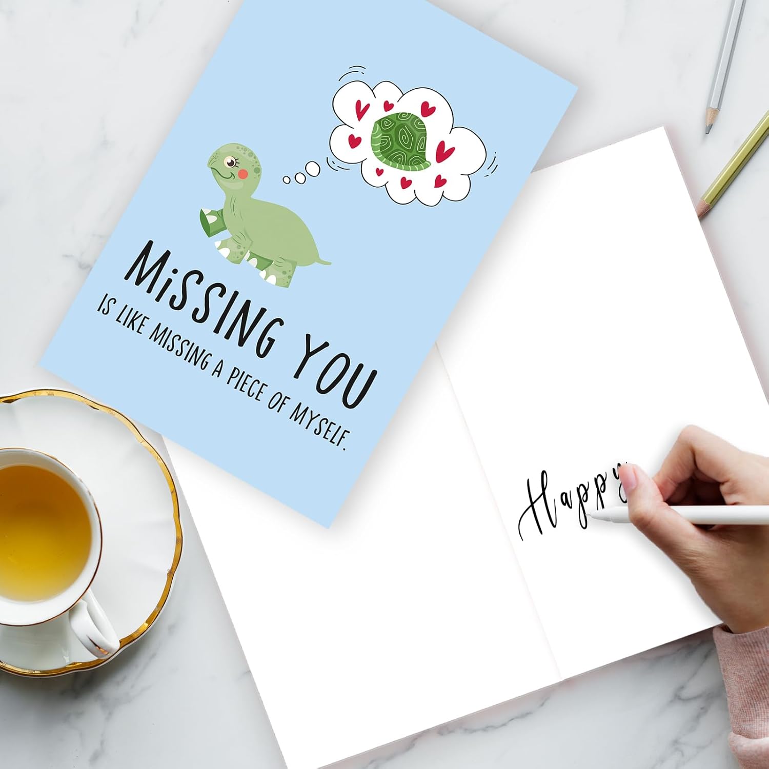 Long Distance Relationship Gifts for Him Her,Funny Miss You Valentine Card, Naughty Valentines Day Card, I Miss You Card,I Love You Card - Image 5