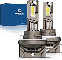 D-Lumina H15 LED Canbus Izzó 55W 10000lm 6000K Fehér Fényszóró Szett Seoul CSP Chippel, 50000 Órás Élettartam, 2 db 1