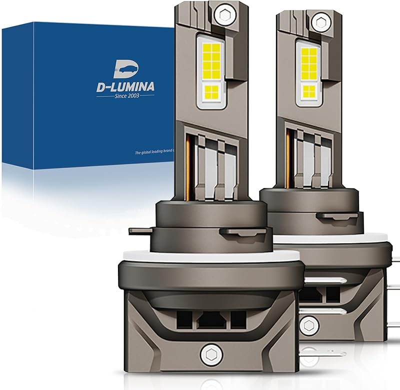 D-Lumina H15 LED Canbus Izzó 55W 10000lm 6000K Fehér Fényszóró Szett Seoul CSP Chippel, 50000 Órás Élettartam, 2 db