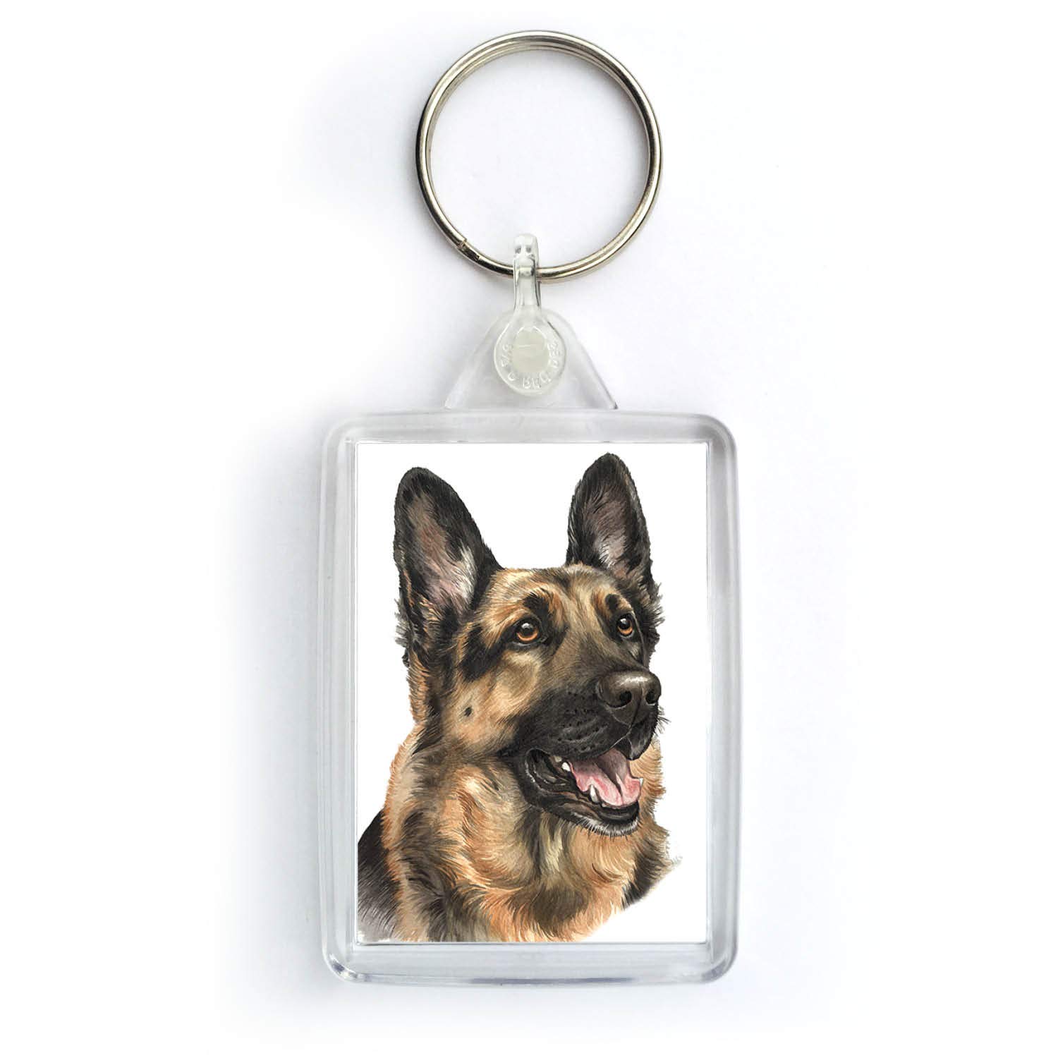 WaggyDogzGerman Shepherd Dog Keyring (KRG-06)