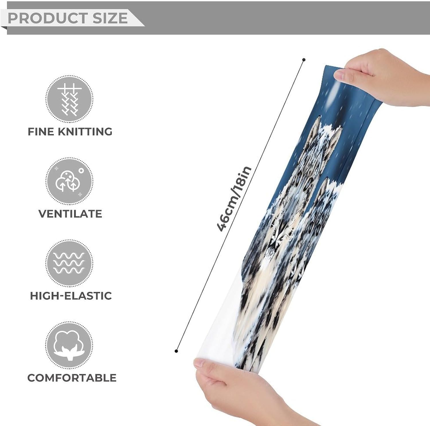 Blue Eyed Snow Leopard Women High Waist Fishnet Stockings Stretch Mesh Pantyhose Sexy Trendy Legwear for Daily Wear