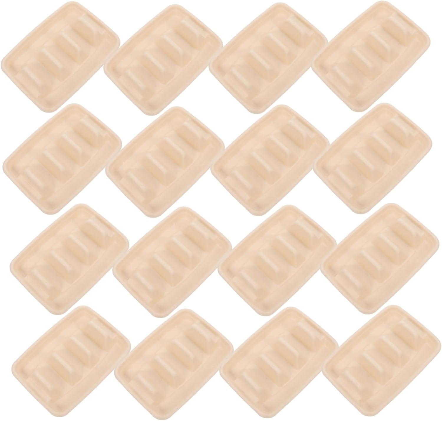 Veemoon 50PCS Disposable Taco Holder Trays Paper Taco Packaging Boxes Divider for Parties Keep Crispy and Fresh for Tuesday and Gatherings