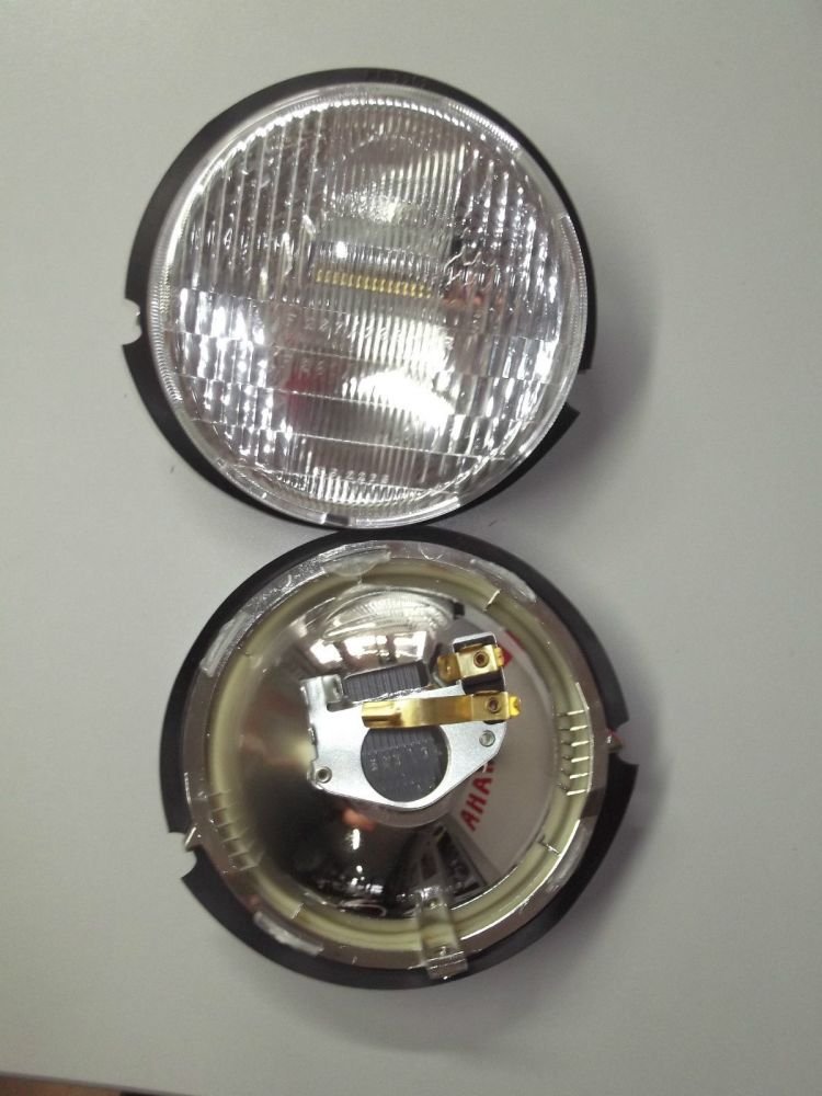 GRUPPO OTTICO FARO ANTERIORE A DUE LUCI PER PIAGGIO VESPA 50 PK - PK S