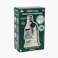 Microscópio Infantil, Polibrinq, 22 cm, Até 1200x