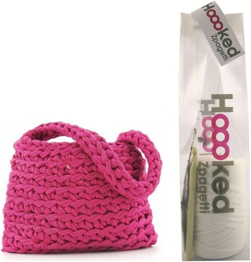 Hoooked Zpagetti Lucca Handbag Crochet Kit - Pink