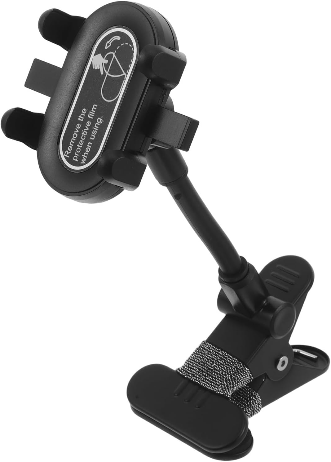 Ipetboom Rotatable Guitar Headstock Phone Holder Clip Sturdy Non-Slip Mount for Ukulele Piano Edge Dining Table Lightweight Multi-Scene Musician Accessory for Viewing and Recording