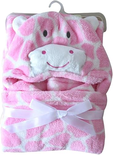 Miniatura 5 de Toddler Baby Winter Warm Flannel Blanket Bath Towel Windproof Hooded Cloak Coat 8#