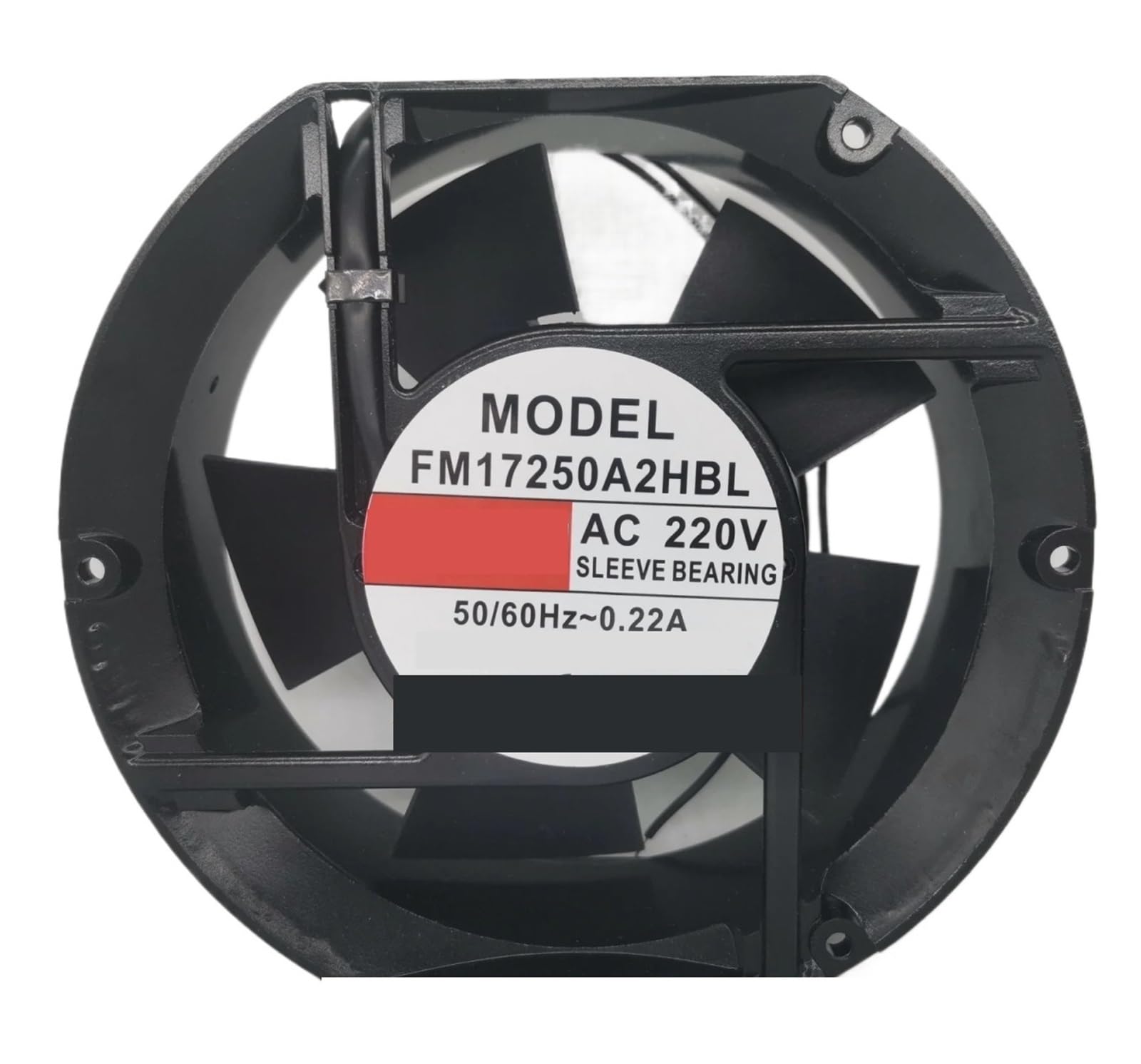 Lzikkgki One Color Fm17250a2hbl Ac 220V 0.22A 172X150x51mm 2-Wire Cooling Fan