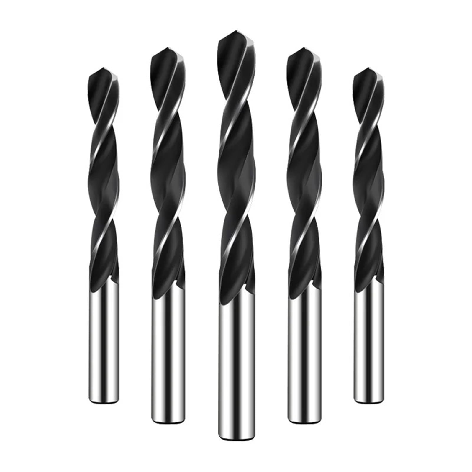 HSS6542 Ensemble de forets à métaux 1 mm, 2 mm, 3,2 mm, 4,2 mm, 6,8 mm, pour le travail du bois mécanique, poinçonnage pour acier inoxydable (6,7 x 63 x 101 l_rond)