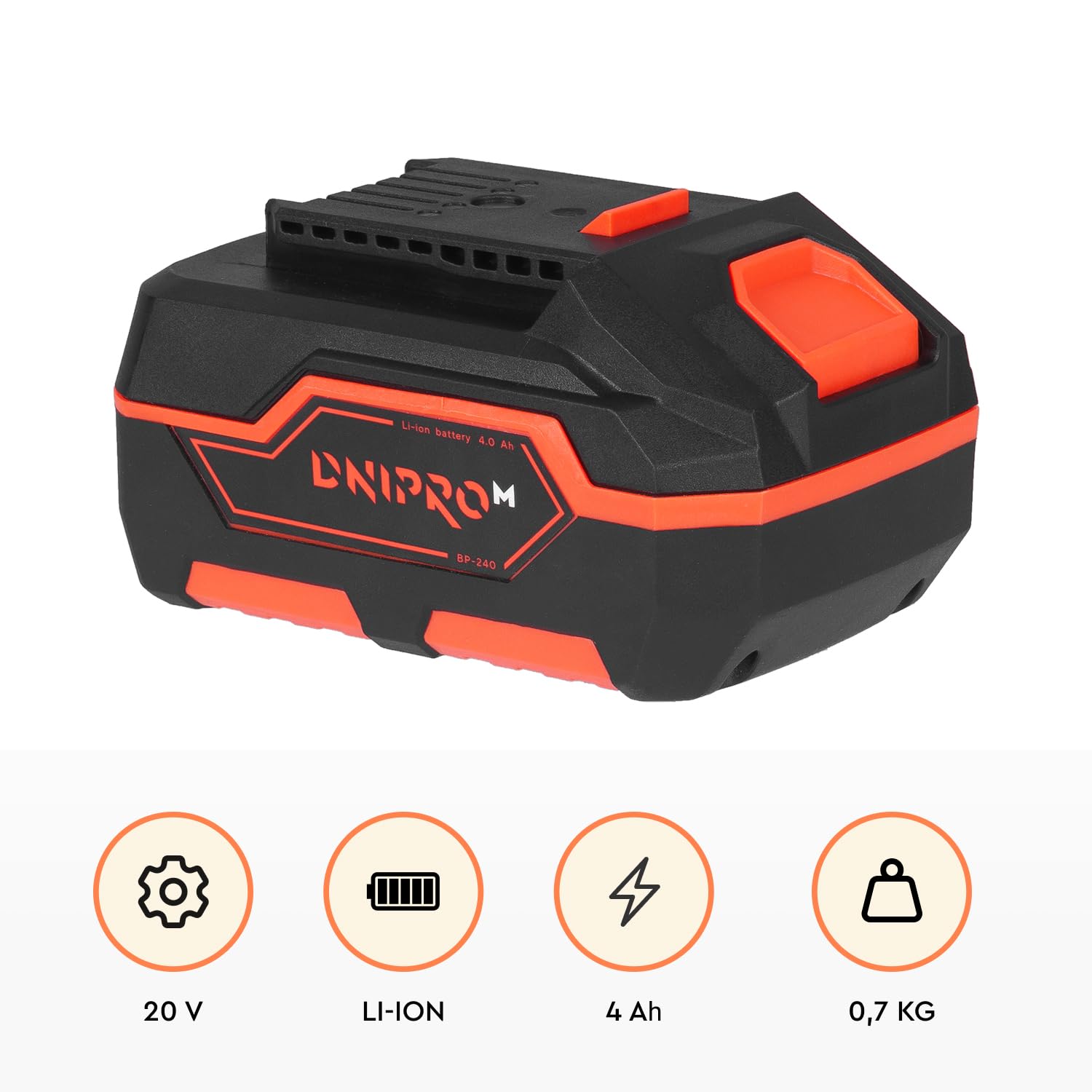 Kit 2 Baterías 20V 4Ah BP-240 + Cargador FC-230 | Pack Pro DM20 | Autonomía Máxima para Herramientas Inalámbricas