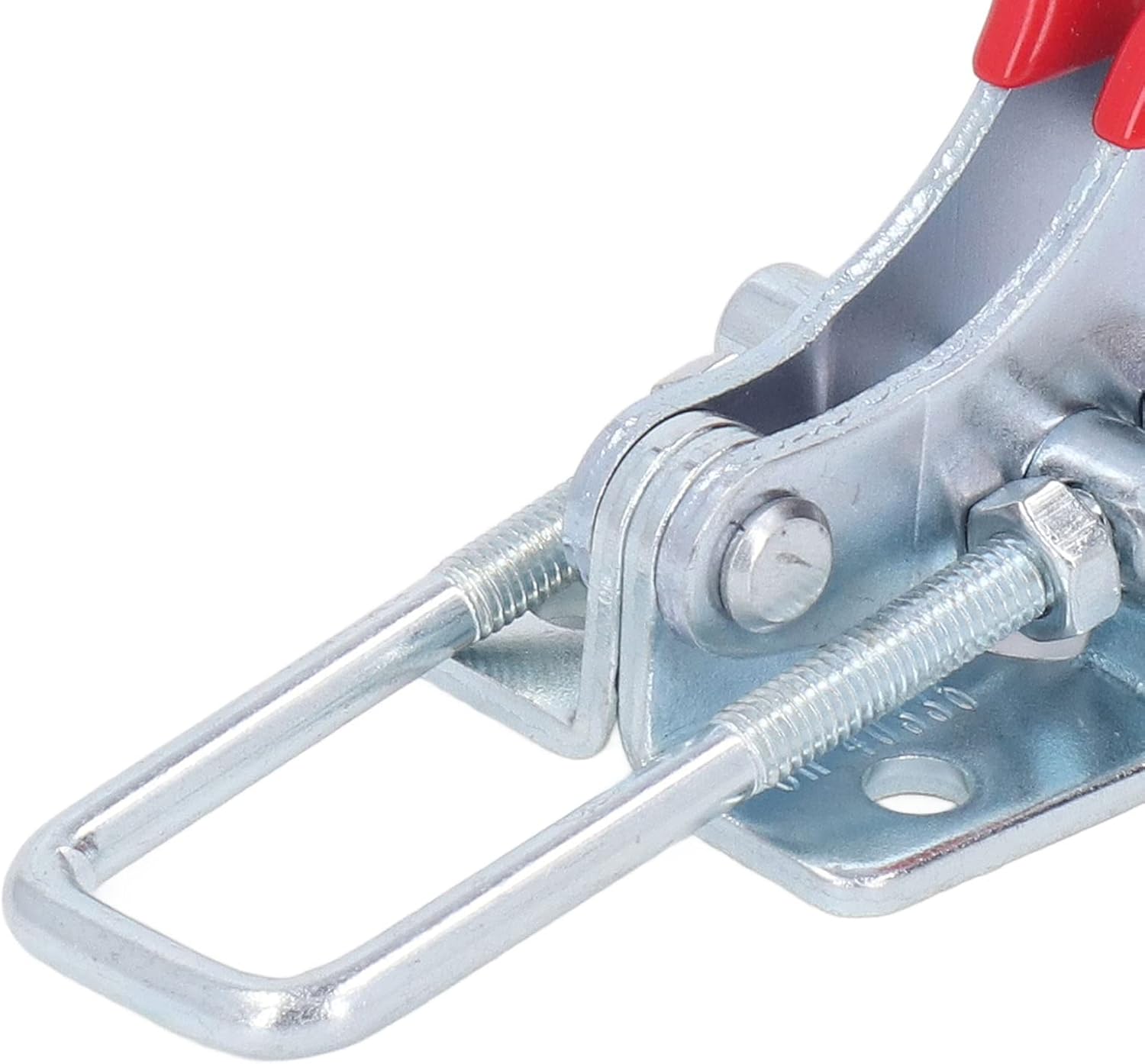 Toggle Latch Clamp, Heavy Duty Adjustable Stainless Steel Tension Clasp with, for Machine Operation Woodworking Cabinets Doors Drawers Furniture Welding