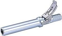 Vista 16 de LUMAX LX-1152 Pistola engrasadora negra resistente de lujo con manguera flexible de 18 pulgadas, práctica carga de 3 vías: llena con cartucho