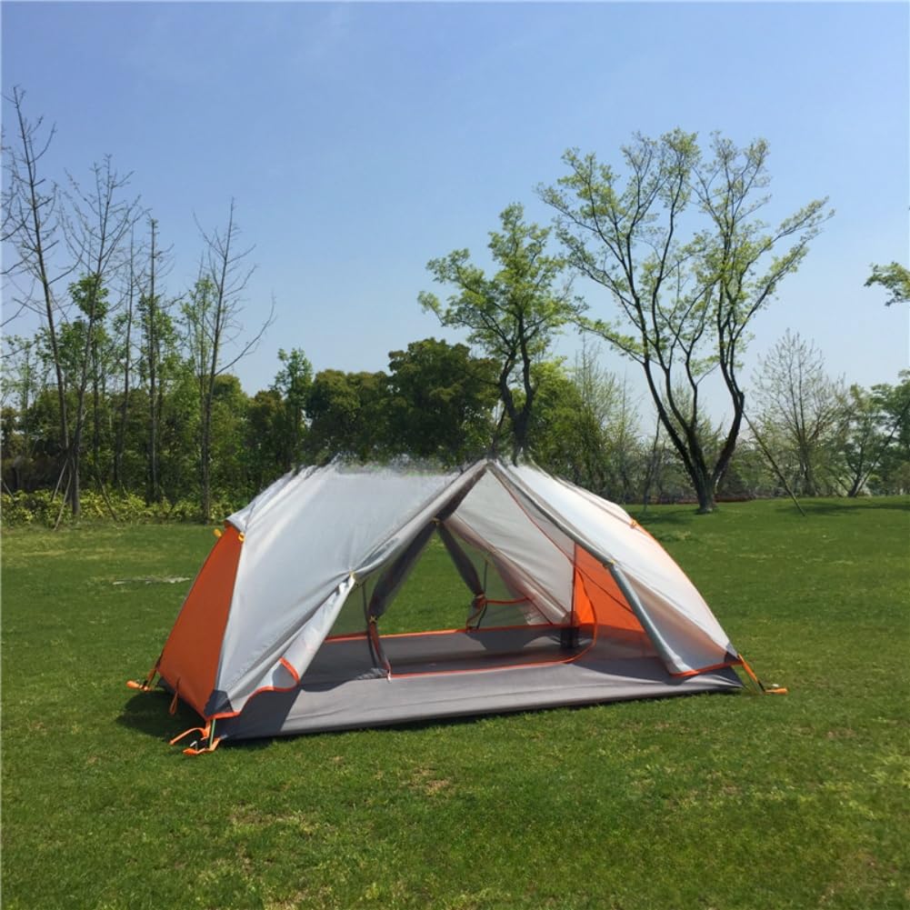 Tienda de campaña ligera e impermeable para 2-3 personas, instalación rápida para todas las estaciones, tienda de campaña de senderismo con postes de aluminio de la serie 7//, refugio