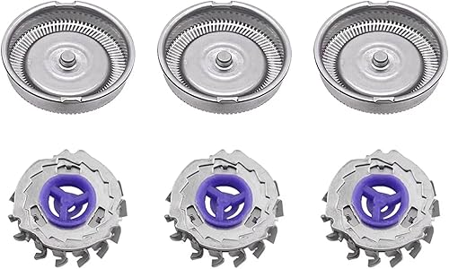 Miniatura 8 de 3X - Cuchilla de afeitar de repuesto para Philips Norelco 3805XL, 3801XL, 3605X, 3604X, 3601X, 3405LC, 5625X, 5812XL, HQ40, PQ208