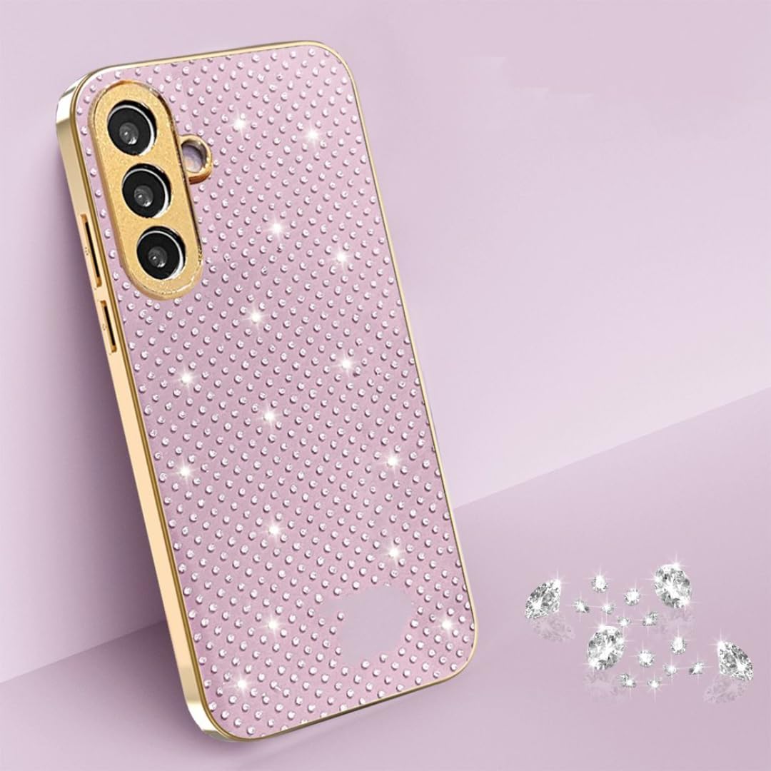 Coque Samsung A26 5G silicone Flash Drill et étui électroplaqué