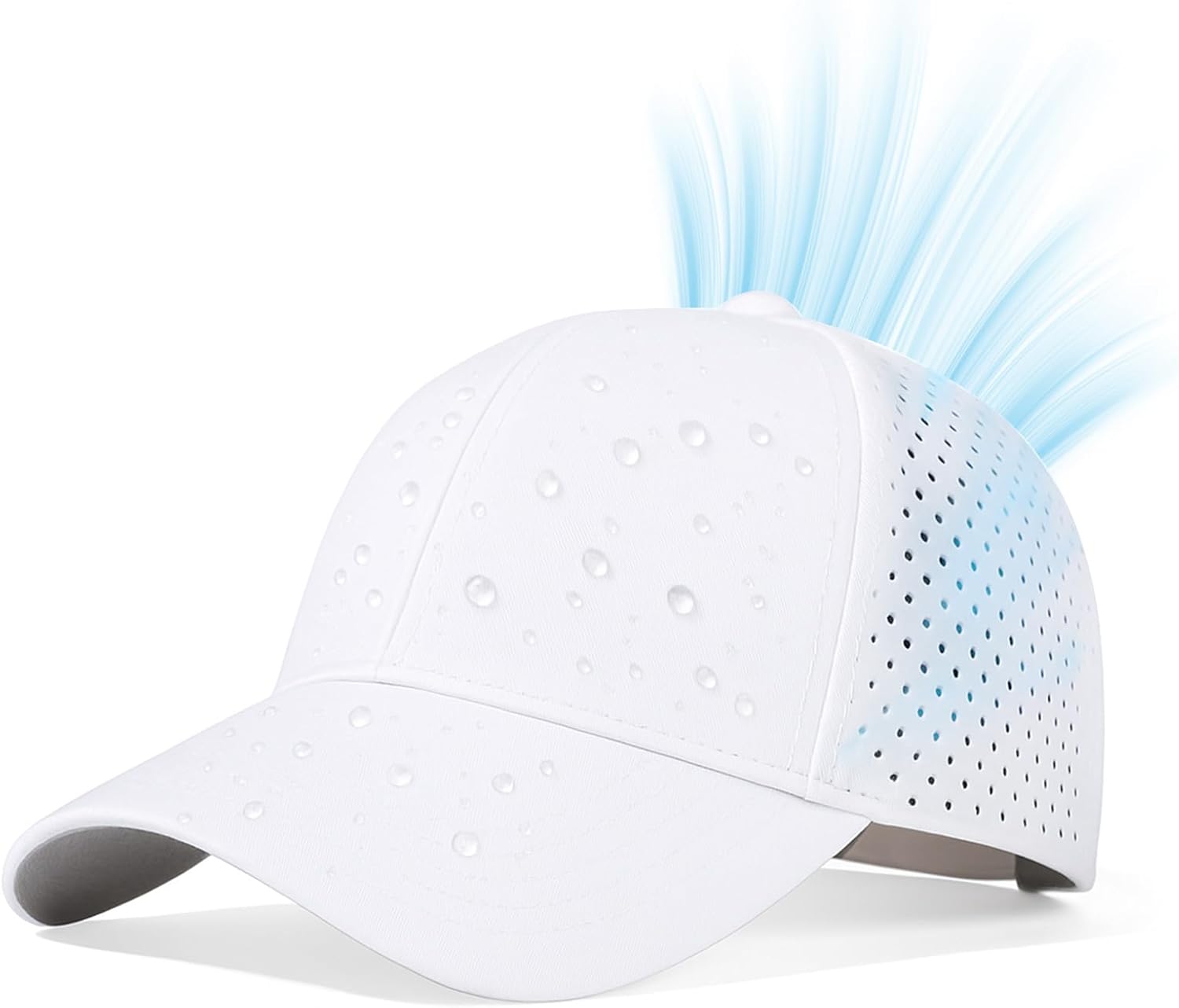Lightweight Hydro Performance Snapback Cap for Big Heads – Water-Resistant & Breathable