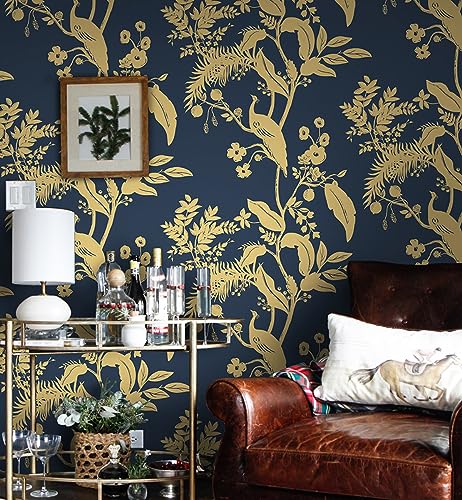 Affordable Chinoiserie Wallpaper For The Grandmillennial Lover