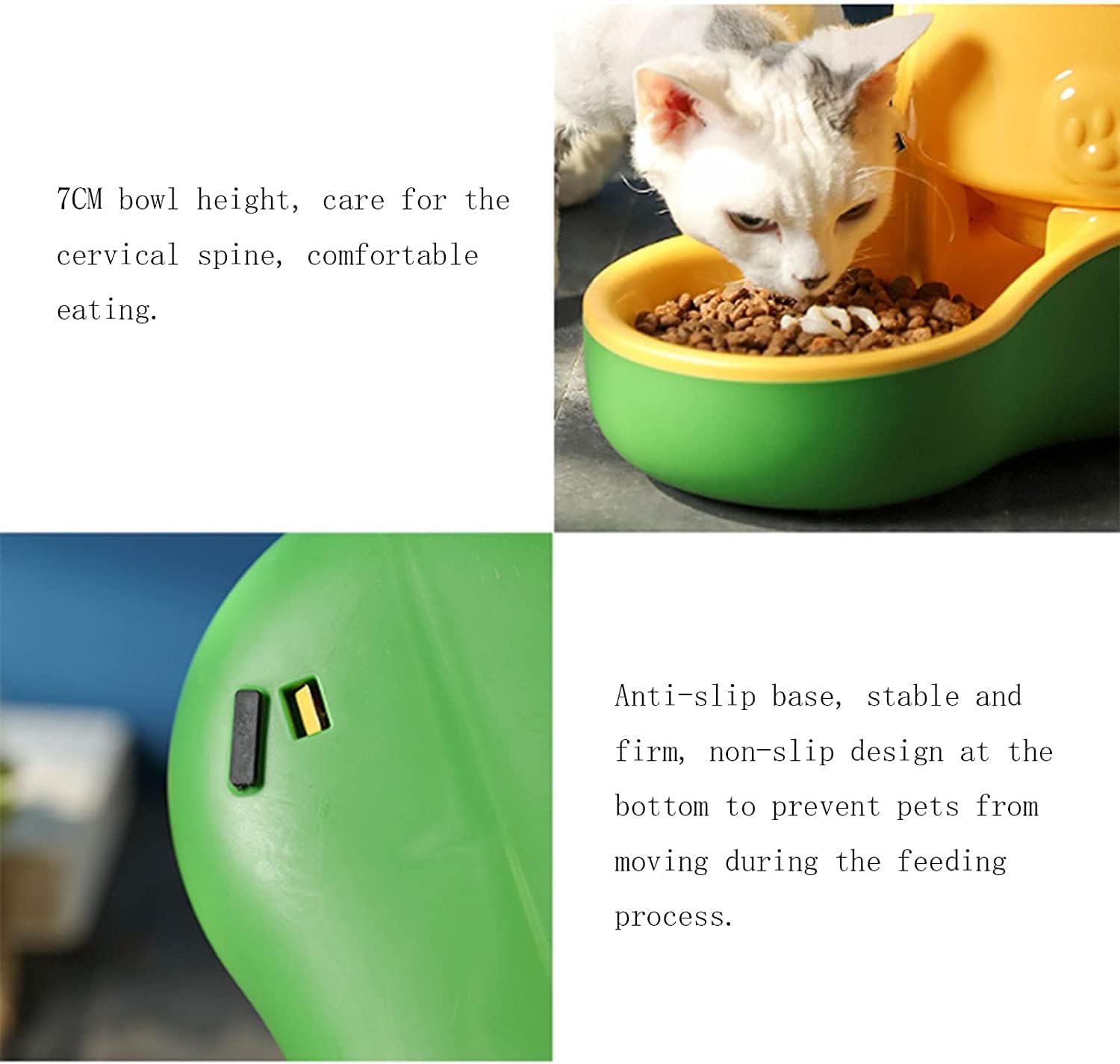 Automatic Feeding Bowls Dog Food Feeder Cat Water Feeder Large Capacity Food Water Dispenser Gravity Pet Food Feeder And Water Dispensers Pet water dispenser (Size : Feeders) (Water dispensers)