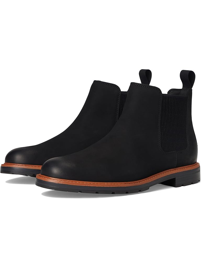 Black Cole Haan Chamberlin Grand Chelsea Boots