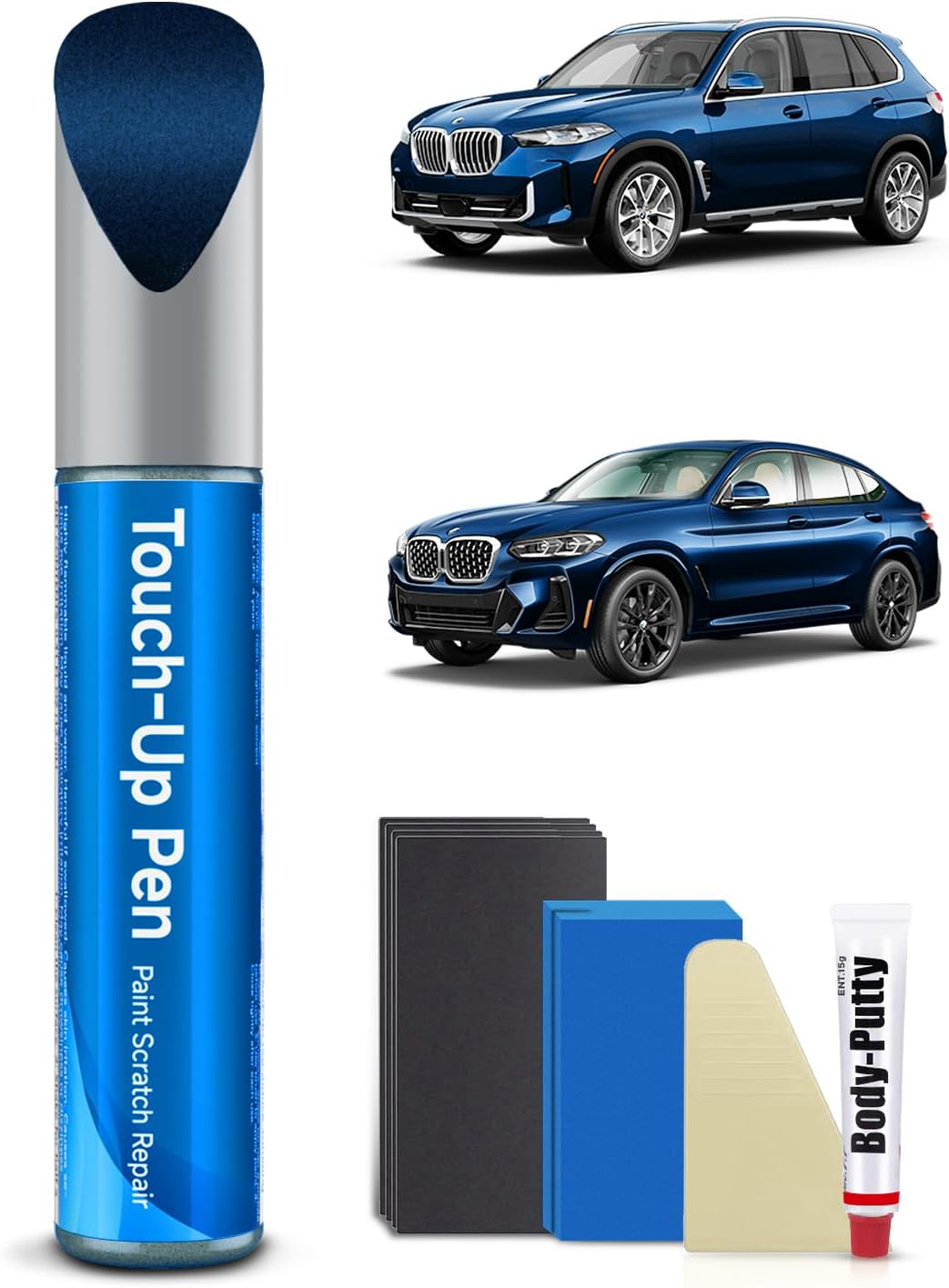 Touch Up Paint for BMW, Glacier Silver Metallic(A83) Exact Match Touch Up Paint Car Scratch Repair (Glacier Silver Metallic(A83))