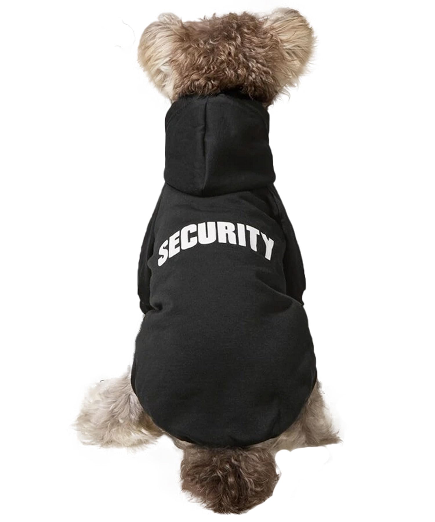 DroolingDog Small Dog Hoodie Security Dog Hoodies Puppy Sweatshirt Pet Dog Hoodies for Small Dogs