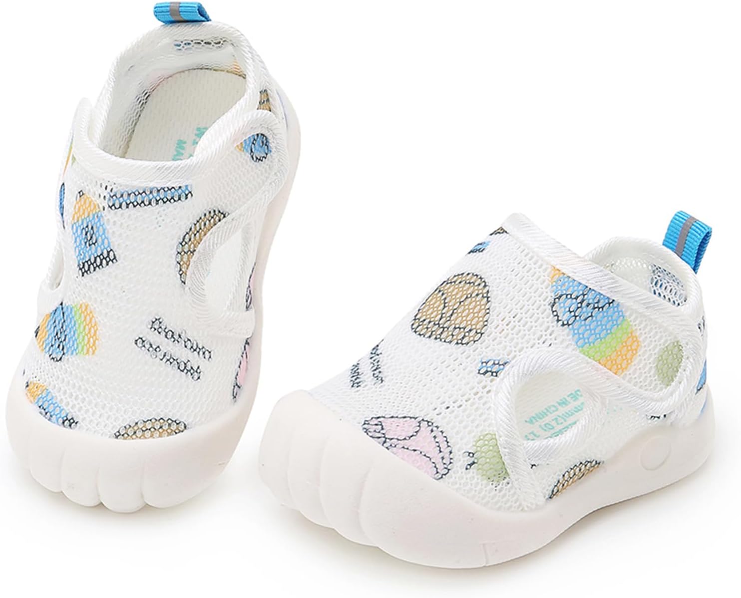 RVROVIC Boys Girls Athletic Sports Sandals Open-Toe Breathable Rubber Sole Beach Water Shoes for Toddler