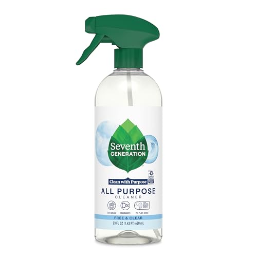 Image of Seventh Generation All Purpose Cleaner, Free & Clear, Cuts Grease, 23 Fl Oz