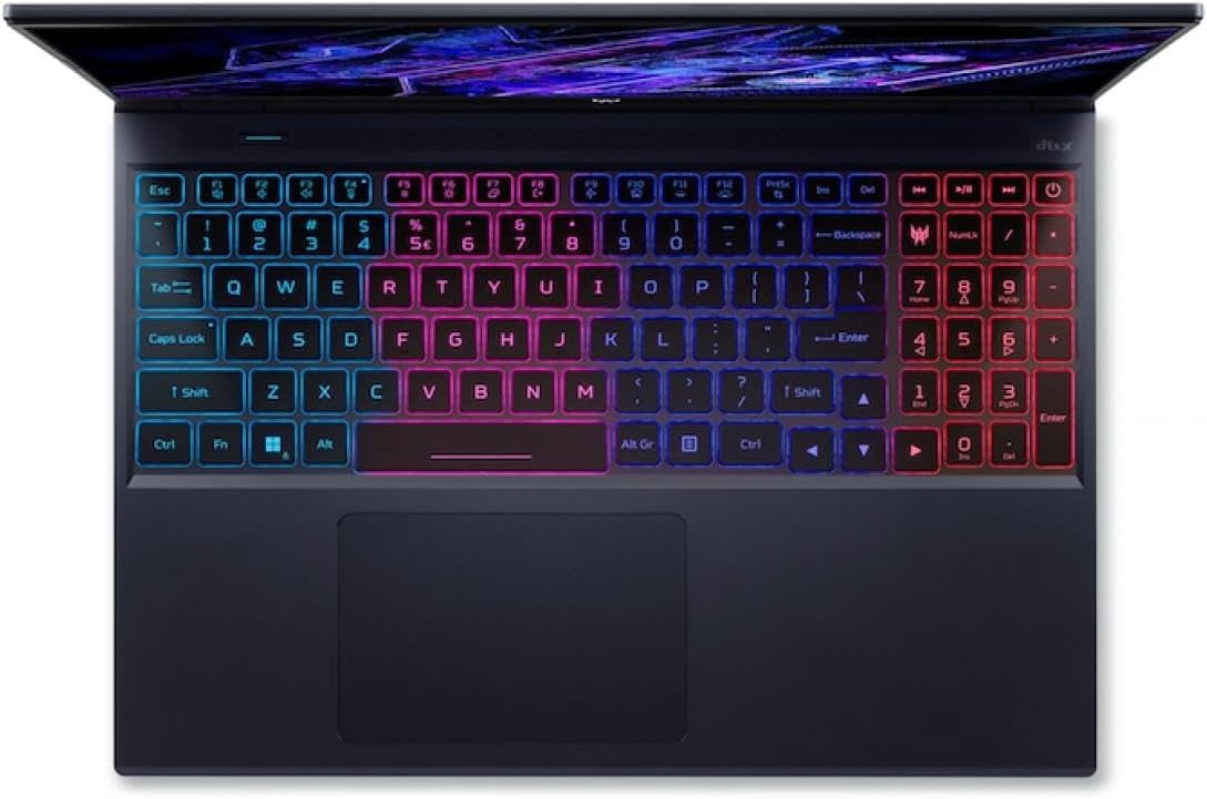 Acer Notebook Gaming Predator Helios Neo 16, Processore Intel Core i9-14900HX, RAM 16 GB DDR5, SSD 1TB PCI,Display 16" WQXGA IPS 240Hz, NVIDIA GeForce RTX 4070 8GB GDDR6, Sistema Operativo Windows 11