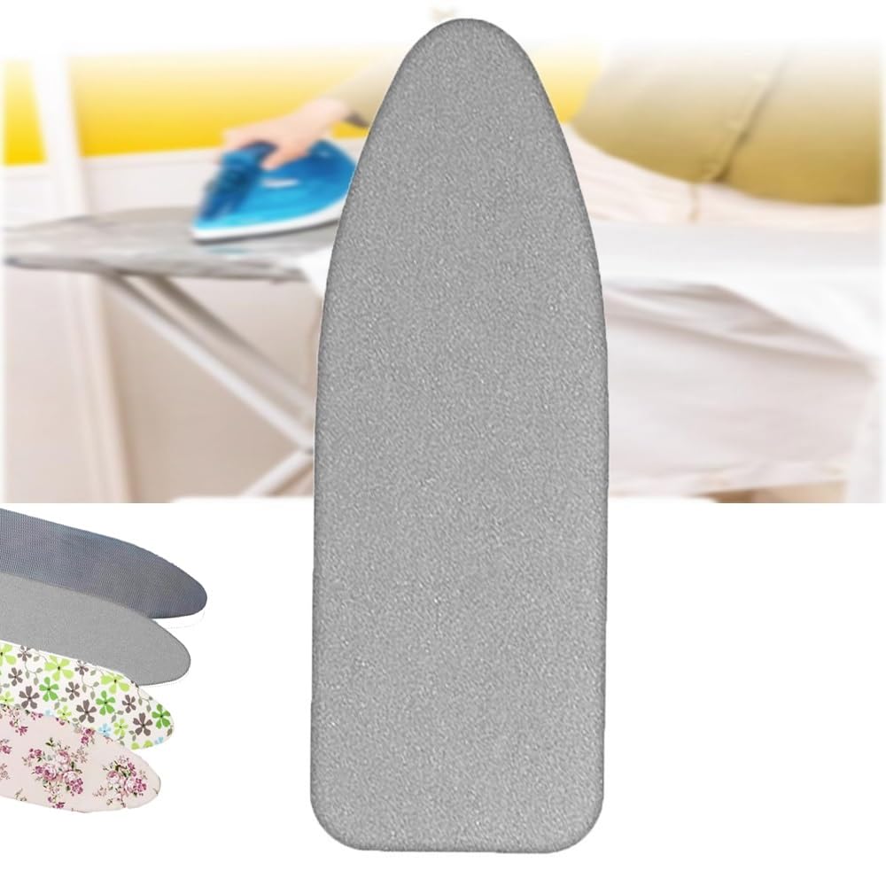 KFGISD, 15“x 48”Heat Resistant Iron Board Cover Fits Standard Sizes, Replacement Ironing Padding, Adjustable ,Ironing Board Covers(Peony,12x36 inch(30x90 cm))