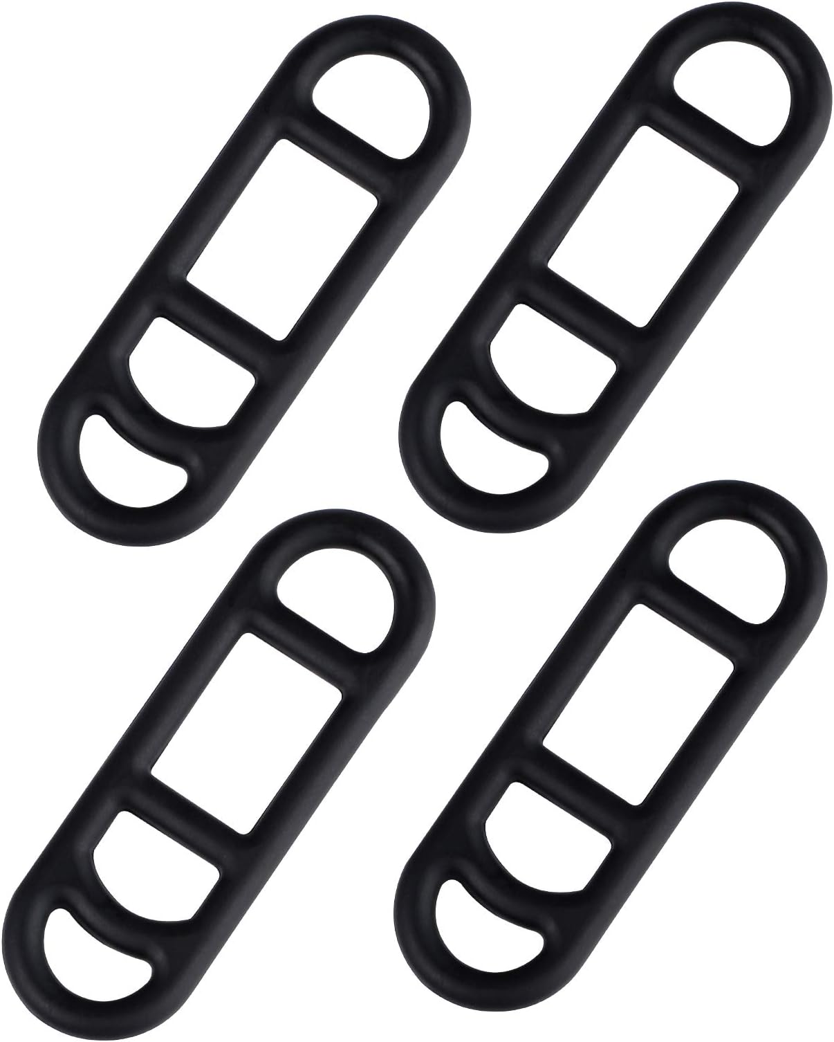 Bike Silicone Mount Band, Cycling Bicycle Rubber Straps, Pack of 4