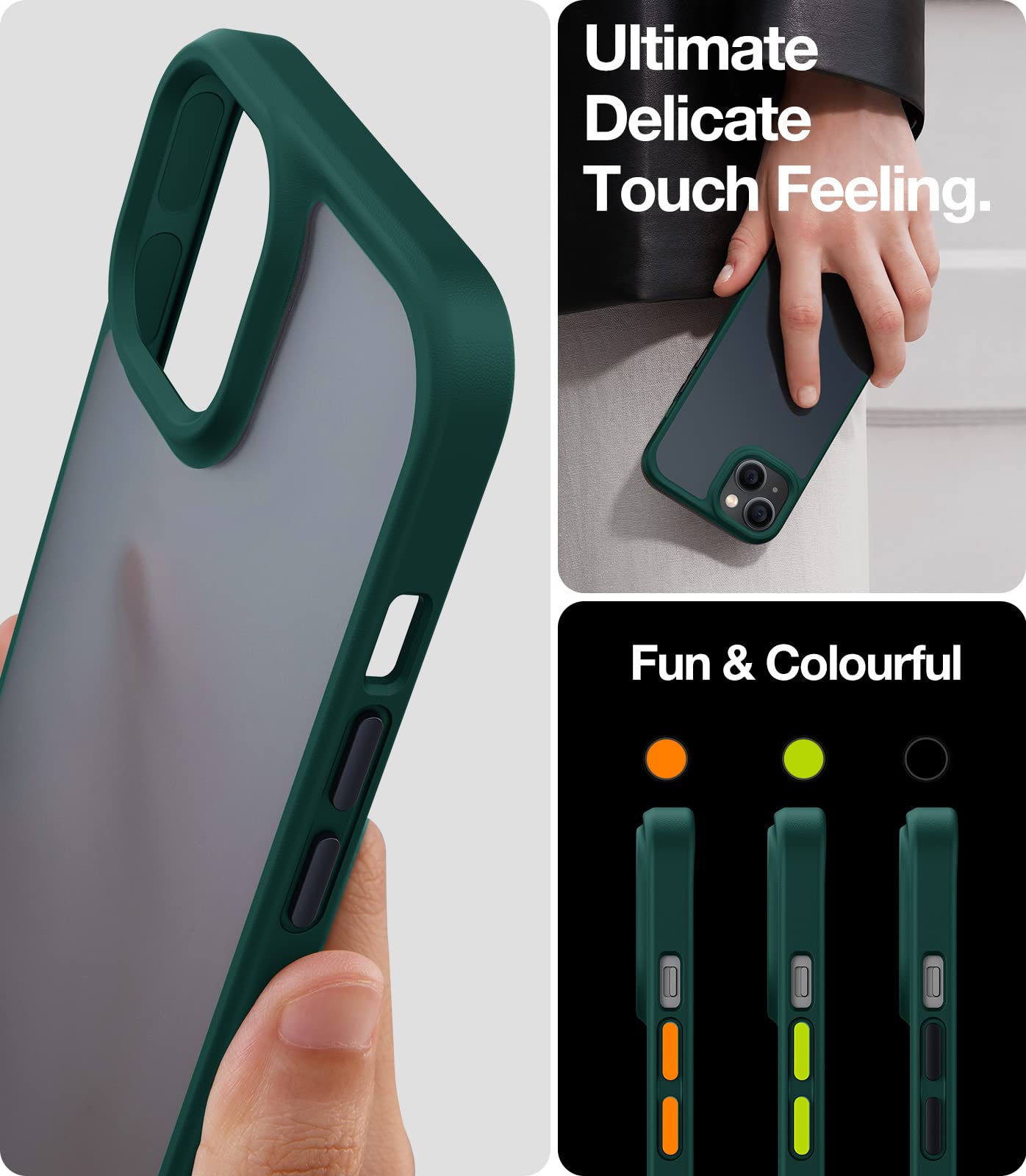 Amazon.com: TORRAS Shockproof for iPhone 15 Plus Case
