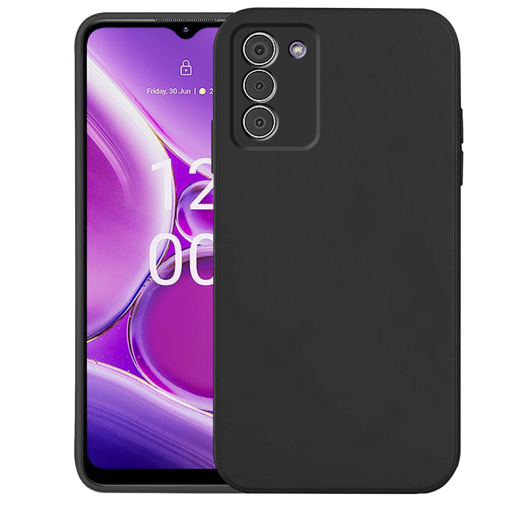 Knotyy Ultra Soft Rubberised Back Cover for Nokia G42 5G | Inner Velvet Fabric Lining | Matte Silicone Flexible |Raised Bumps for Camera & Screen Protection Back Case Cover - Black (B0CJR5SB2D) Amazon Price History, Amazon Price Tracker