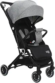 Carrinho de Bebê Passeio Vira Berço NIVI Maxi Baby (Cinza)
