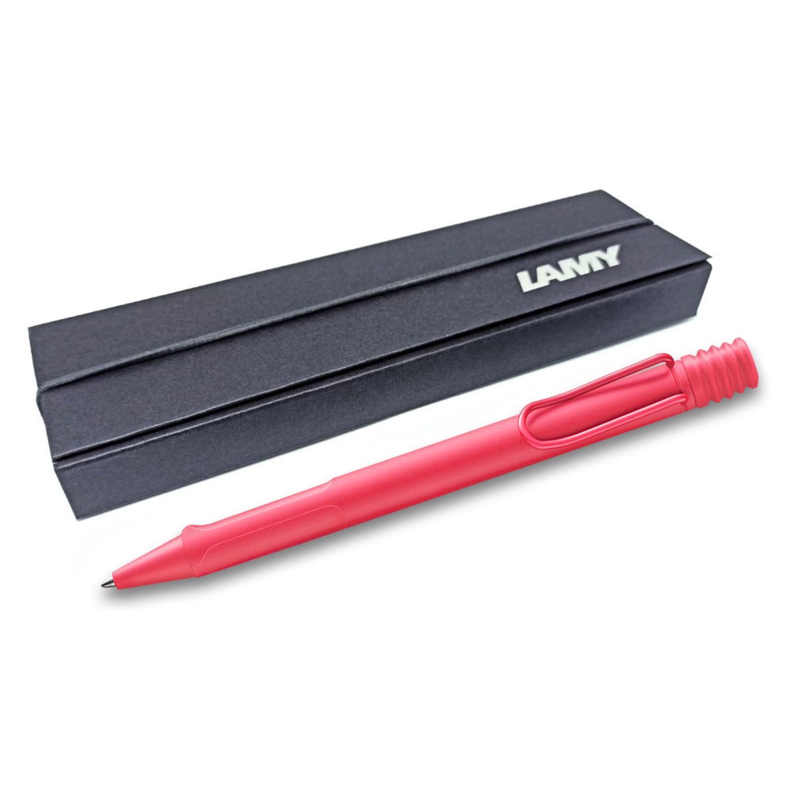 Lamy Safari Ballpoint Pen with ergonomic grip & line width M - for pleasant long writing - made of robust ASA plastic – including large capacity refill M 16 (Gift Box, Sunset (2025 Special))