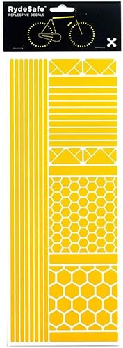 Miniatura 6 de RydeSafe - Kit de calcomanías reflectantes de múltiples formas Jumbo