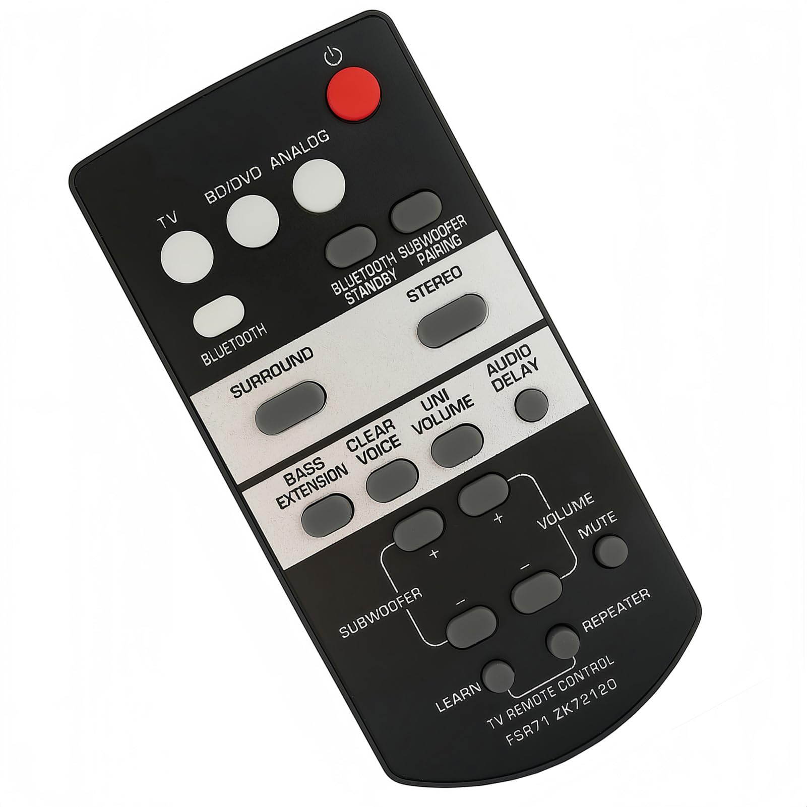 Télécommande pour barre de son Yamaha YAS-203 perdue ou en panne de boutons - 8