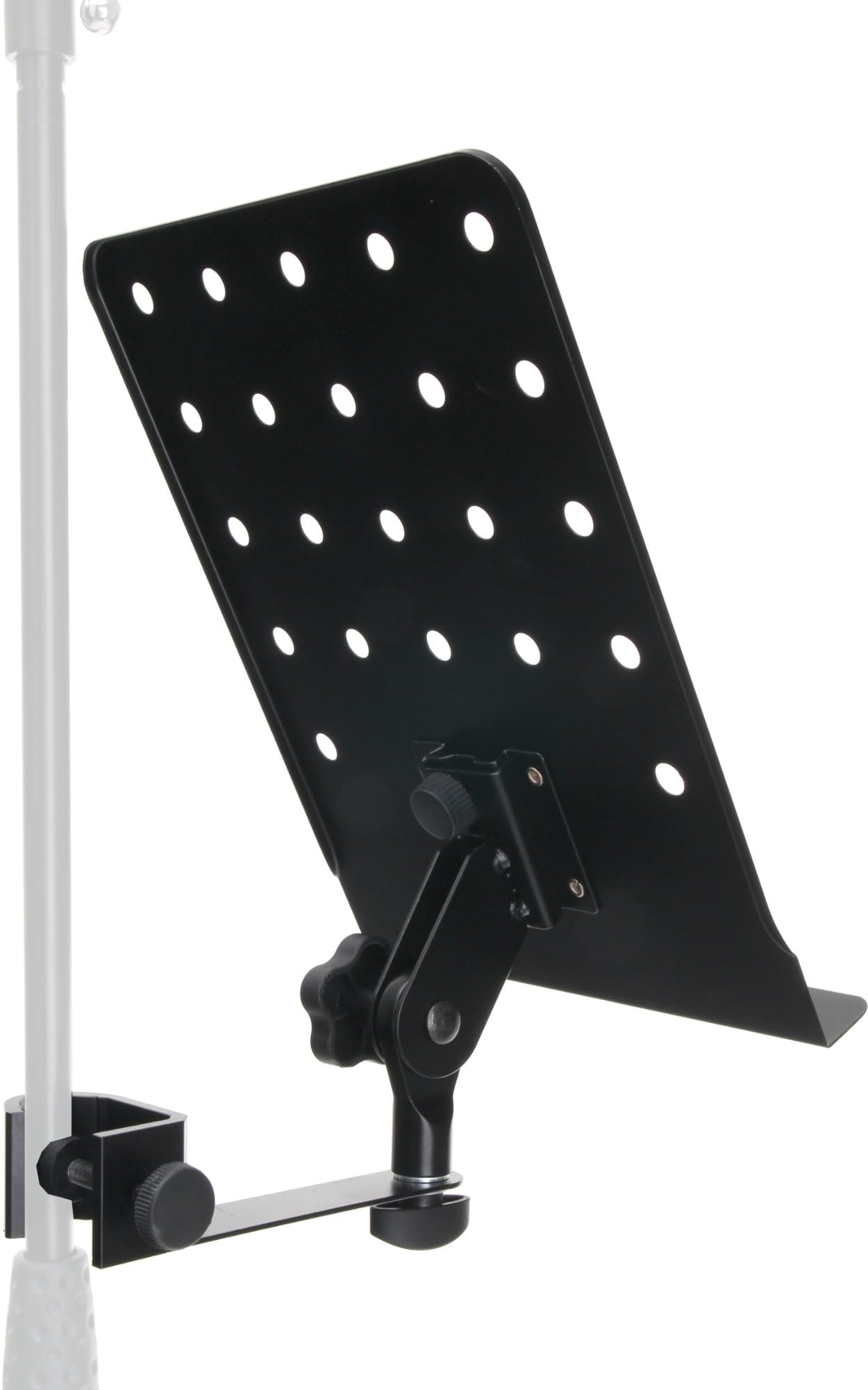 Pronomic NH-100 Porte-partitions pour micros (porte-partitions à clipser, support de partitions pour micro, porte-concept) noir